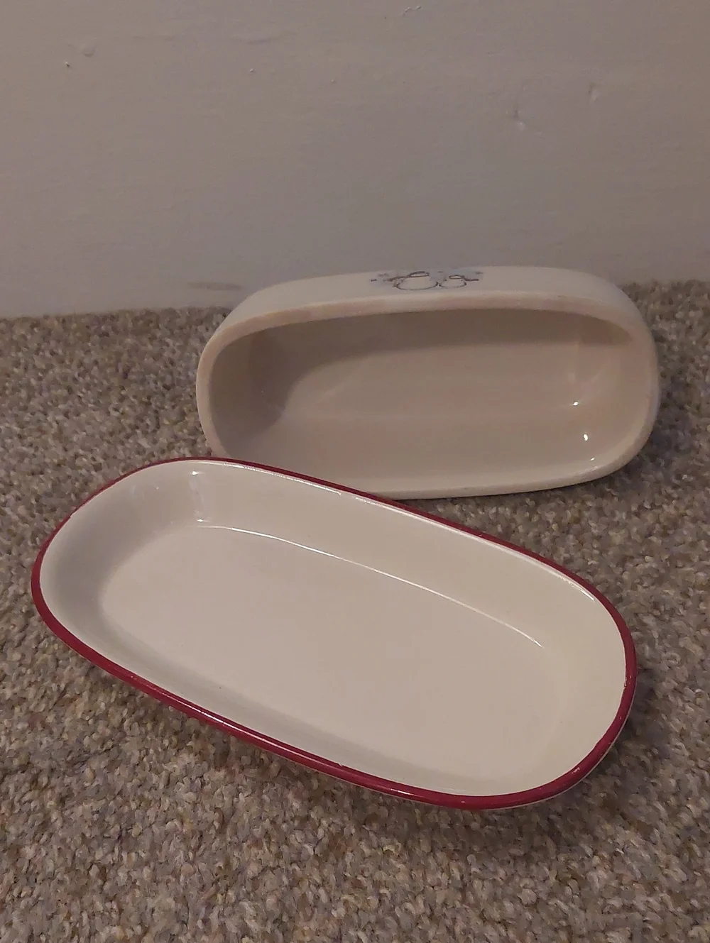 Royal Seasons Stoneware Butter Dish